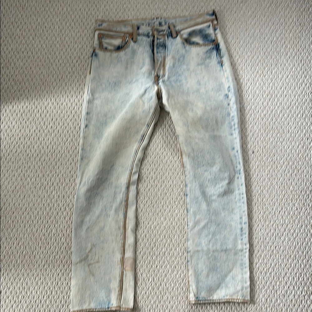Levi's Blue Straight Jeans Classic Denim Style